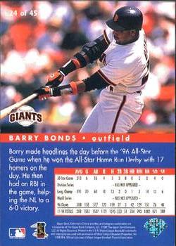 1997 Collector's Choice - All-Star Connection #24 Barry Bonds Back