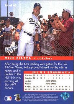 1997 Collector's Choice - All-Star Connection #26 Mike Piazza Back