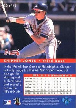 1997 Collector's Choice - All-Star Connection #30 Chipper Jones Back