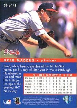 1997 Collector's Choice - All-Star Connection #36 Greg Maddux Back