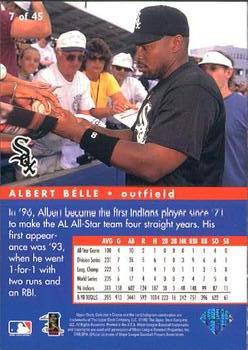 1997 Collector's Choice - All-Star Connection #7 Albert Belle Back