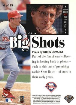 1997 Collector's Choice - Big Shots #4 Scott Rolen Back