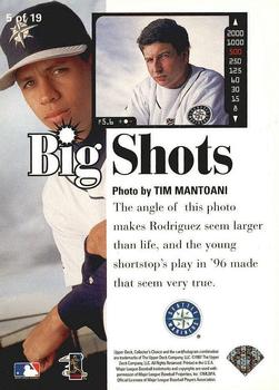 1997 Collector's Choice - Big Shots #5 Alex Rodriguez Back