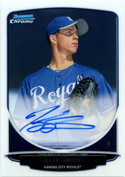 2013 Bowman Chrome - Prospects Autographs #BCA-KS Kyle Smith Front