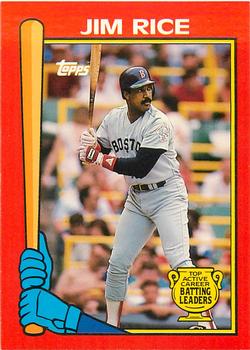 1989 Topps - Batting Leaders #9 Jim Rice Front