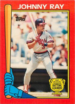 1989 Topps - Batting Leaders #18 Johnny Ray Front