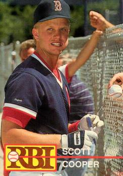 1992 RBI Magazine Grapefruit League #G5 Scott Cooper Front