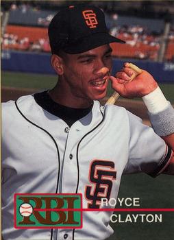 1992 RBI Magazine Cactus League #C11 Royce Clayton Front