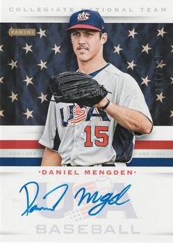 2013 Panini USA Baseball - Collegiate National Team Signatures #15 Daniel Mengden Front