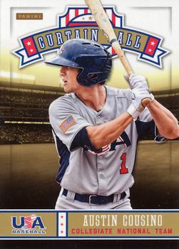 2013 Panini USA Baseball - Curtain Call #4 Austin Cousino Front