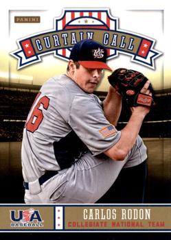 2013 Panini USA Baseball - Curtain Call #5 Carlos Rodon Front