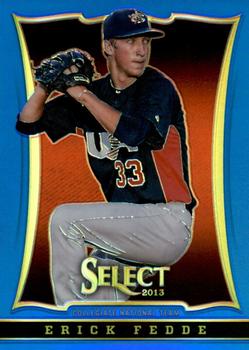 2013 Panini USA Baseball - Select Preview Blue Prizms #13 Erick Fedde Front