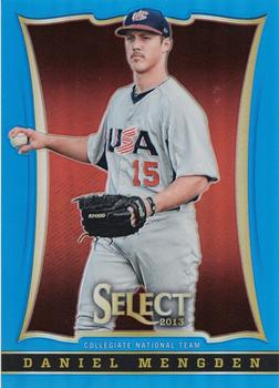 2013 Panini USA Baseball - Select Preview Blue Prizms #15 Daniel Mengden Front