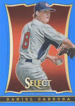 2013 Panini USA Baseball - Select Preview Blue Prizms #47 Daniel Cabrera Front