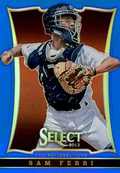 2013 Panini USA Baseball - Select Preview Blue Prizms #48 Sam Ferri Front