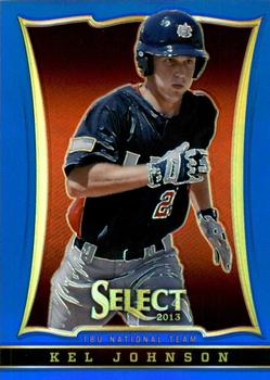 2013 Panini USA Baseball - Select Preview Blue Prizms #94 Kel Johnson Front