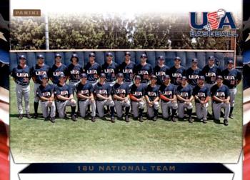 2013 Panini USA Baseball - Team Photo Checklists #NNO 18U National Team Front