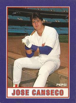 1990 Pepsi Jose Canseco #7 Jose Canseco Front