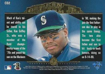 1997 Collector's Choice - Ken Griffey Jr. Clearly Dominant #CD2 Ken Griffey Jr. Back
