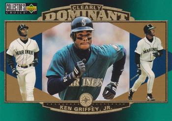 1997 Collector's Choice - Ken Griffey Jr. Clearly Dominant #CD5 Ken Griffey Jr. Front