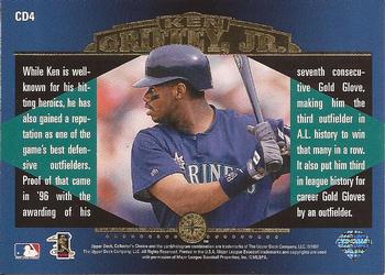 1997 Collector's Choice - Ken Griffey Jr. Clearly Dominant #CD4 Ken Griffey Jr. Back