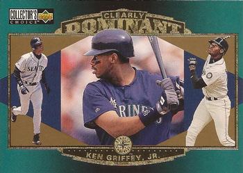 1997 Collector's Choice - Ken Griffey Jr. Clearly Dominant #CD4 Ken Griffey Jr. Front
