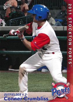 2011 MultiAd Stockton Ports #26 Conner Crumbliss Front