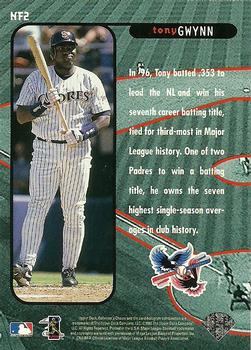 1997 Collector's Choice - New Frontier #NF2 Tony Gwynn Back