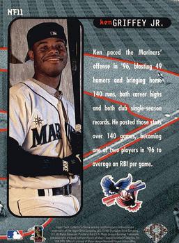1997 Collector's Choice - New Frontier #NF11 Ken Griffey Jr. Back