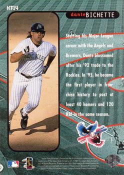 1997 Collector's Choice - New Frontier #NF14 Dante Bichette Back