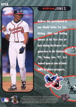 1997 Collector's Choice - New Frontier #NF18 Andruw Jones Back