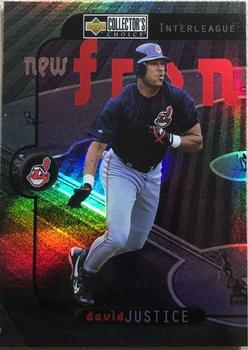 1997 Collector's Choice - New Frontier #NF21 David Justice Front