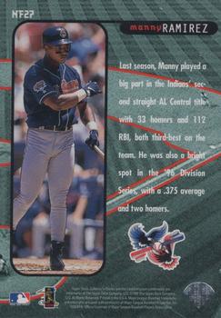 1997 Collector's Choice - New Frontier #NF27 Manny Ramirez Back