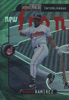 1997 Collector's Choice - New Frontier #NF27 Manny Ramirez Front