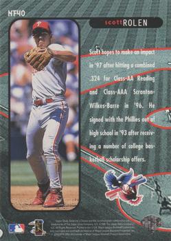 1997 Collector's Choice - New Frontier #NF40 Scott Rolen Back