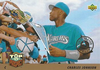 1993 Upper Deck Florida Marlins #435 Charles Johnson Front