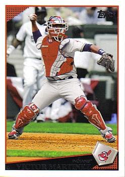 2009 Topps Cleveland Indians #CLE3 Victor Martinez Front