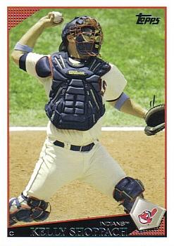 2009 Topps Cleveland Indians #CLE8 Kelly Shoppach Front