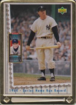 1995 Upper Deck Baseball Heroes Mickey Mantle 5-Card Tin #4 1964 - Series Home Run Record Front