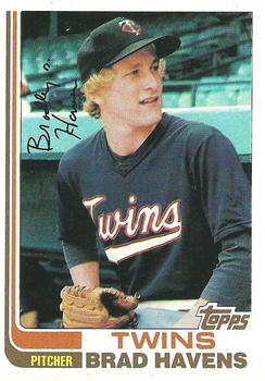 1982 Topps #92 Brad Havens Front