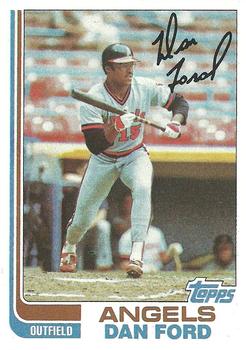 1982 Topps #134 Dan Ford Front
