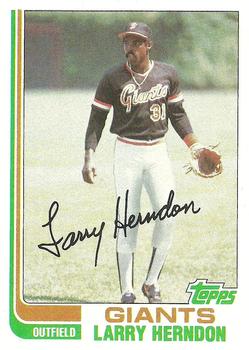1982 Topps #182 Larry Herndon Front
