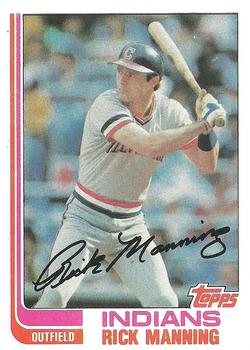 1982 Topps #202 Rick Manning Front