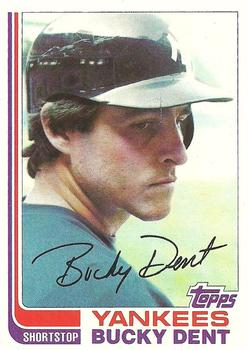 1982 Topps #240 Bucky Dent Front