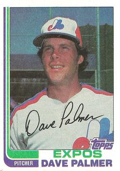 1982 Topps #292 Dave Palmer Front