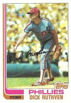 1982 Topps #317 Dick Ruthven Front