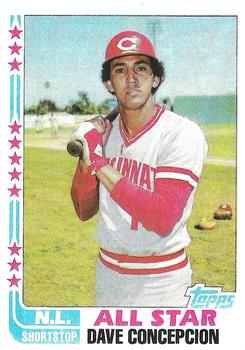 1982 Topps Baseball Card #340 Dave Concepcion