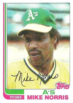 1982 Topps #370 Mike Norris Front
