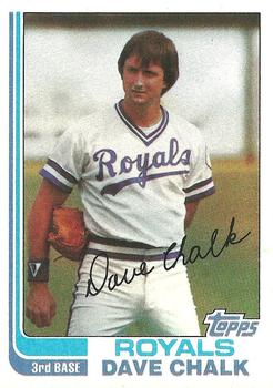 1982 Topps #462 Dave Chalk Front
