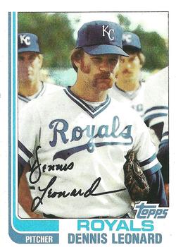 1982 Topps #495 Dennis Leonard Front